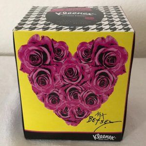 Collectible Betsey Johnson Kleenex Cube Box UNUSED